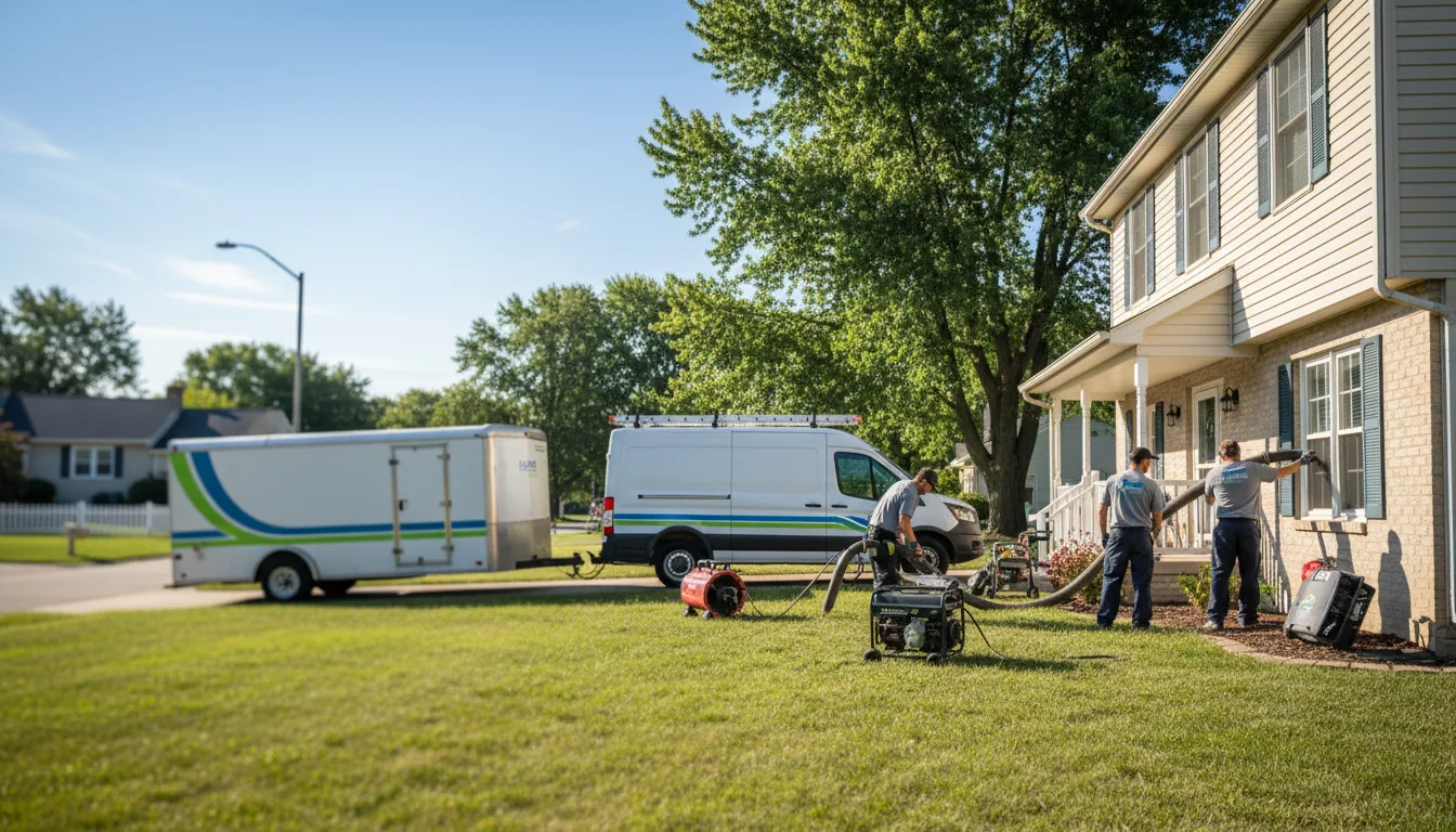 Flooded Basement Restoration And Cleanup With Repair in Prudenville, MI near me